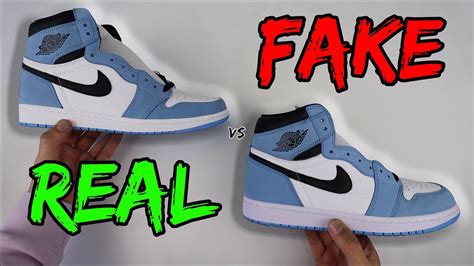 nike air jordans real vs fake